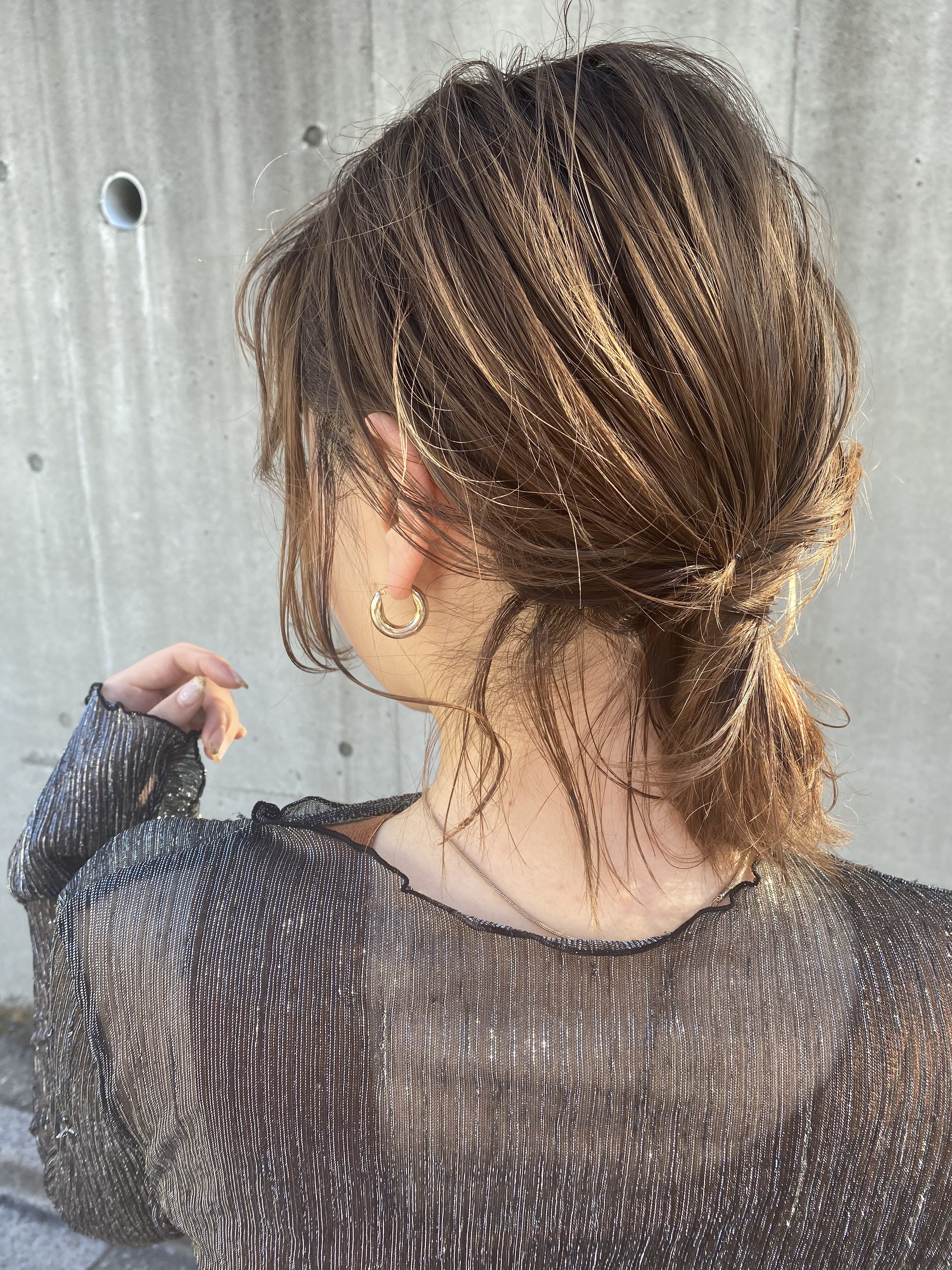 アメピン1本の簡単ヘアアレンジ Buzz自由が丘 秋山友美